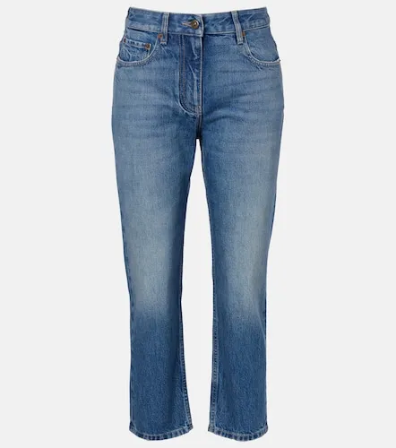 Cropped Straight Jeans - Valentino Garavani - Modalova