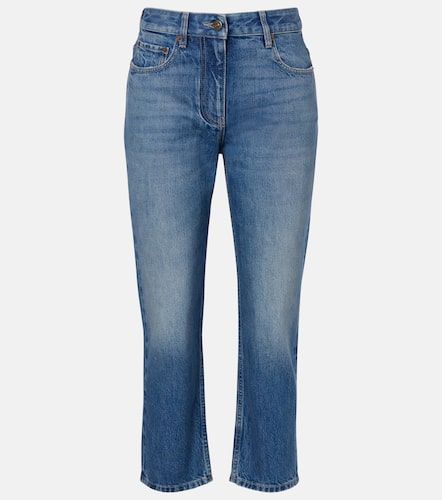 Jeans rectos cropped - Valentino Garavani - Modalova