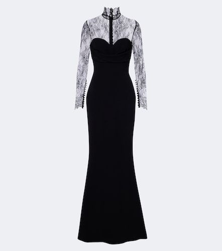 Elie Saab Robe aus Cady mit Spitze - Elie Saab - Modalova