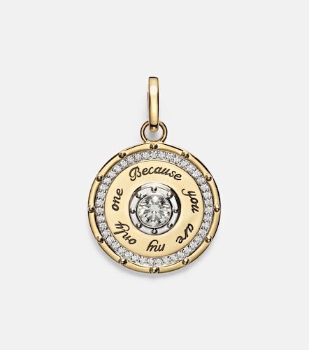 True Love Lovestruck Commitment Medium 18kt pendant with diamonds - FoundRae - Modalova
