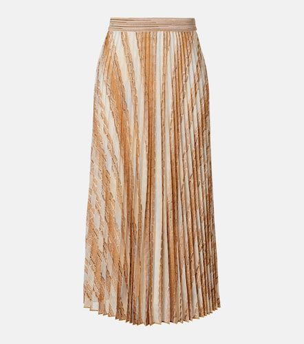 Falda midi plisada estampada - Missoni - Modalova