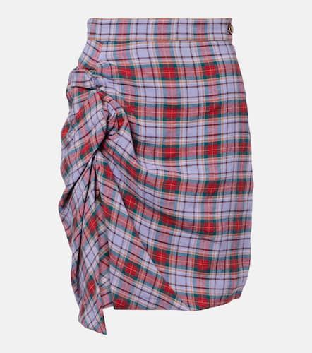 Minirock Panther aus Leinen - Vivienne Westwood - Modalova