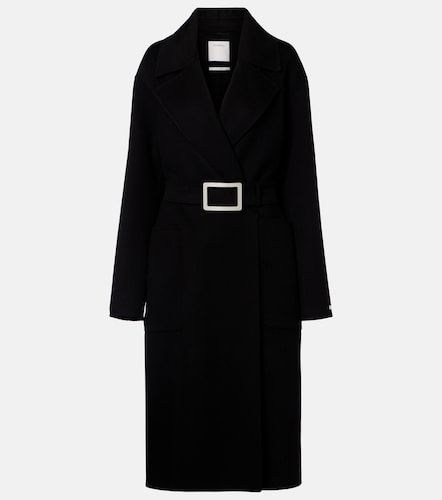 Belted virgin wool wrap coat - Sportmax - Modalova