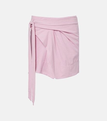 Falda envolvente Berenice de algodón drapeada - Isabel Marant - Modalova