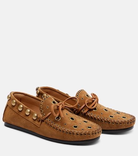 Mocassini Fitza in suede con borchie - Isabel Marant - Modalova