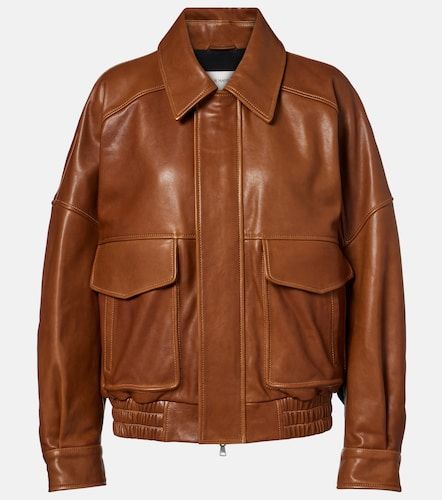 Bomberjacke Runa aus Leder - Nour Hammour - Modalova