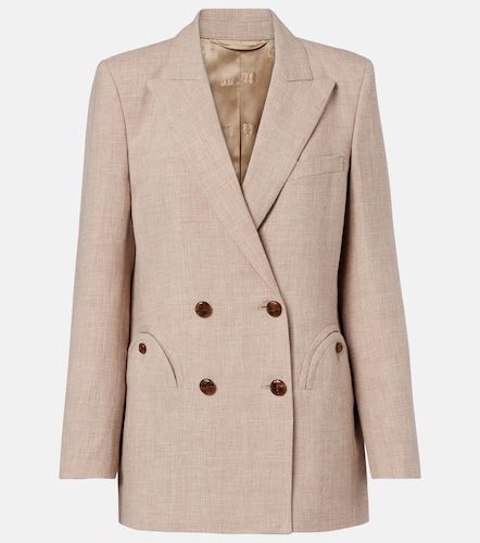 Everyday double-breasted linen and wool blazer - Blaze Milano - Modalova