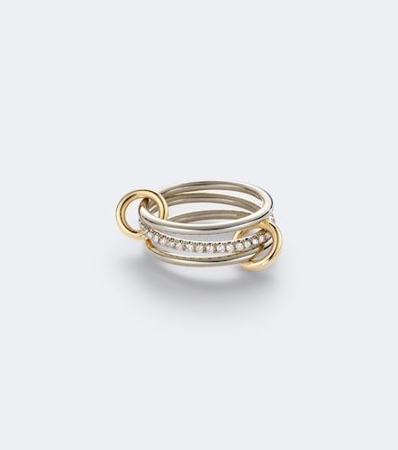 Anillo Sonny de plata de ley y oro de 18 ct con diamantes - Spinelli Kilcollin - Modalova