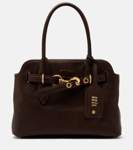 Aventure Small leather shoulder bag - Miu Miu - Modalova