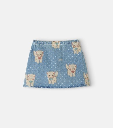 Konges Sløjd Falda Magot de denim estampada - Konges Slojd - Modalova