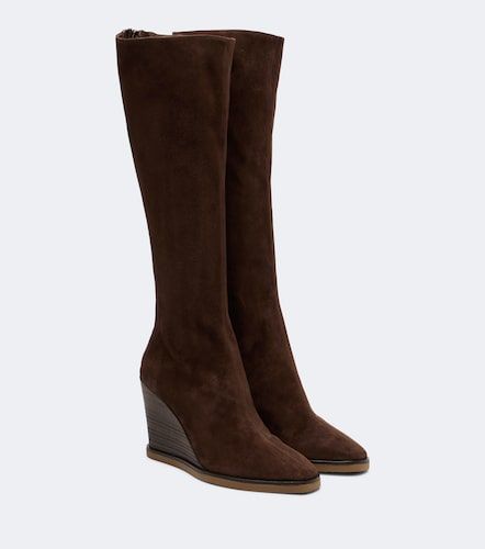 Botas altas Saint Honoré de ante - Aquazzura - Modalova