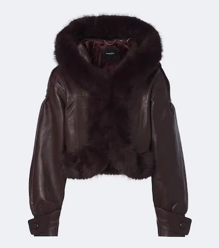 Jia cropped leather jacket - Retrofete - Modalova