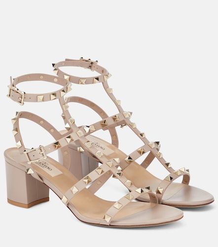 Rockstud leather sandals - Valentino Garavani - Modalova