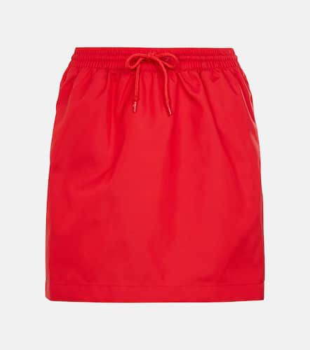 High-rise drawstring miniskirt - Wardrobe.NYC - Modalova