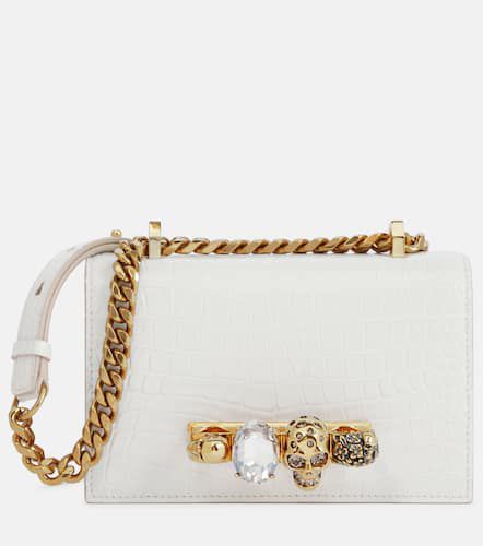 Jewelled Satchel Mini leather crossbody bag - Alexander McQueen - Modalova