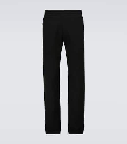 Brushed cotton fleece sweatpants - Moncler - Modalova