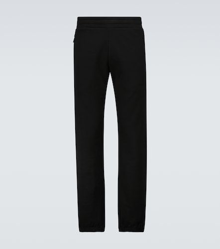 Pantalones de chándal de forro polar de algodón cepillado - Moncler - Modalova