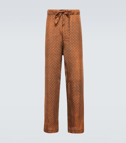 Maison Margiela Printed silk pants - Maison Margiela - Modalova