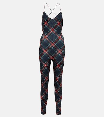 Norma Kamali Fara tartan jumpsuit - Norma Kamali - Modalova