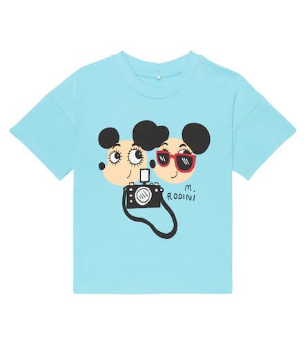 Printed cotton-blend jersey T-shirt - Mini Rodini - Modalova