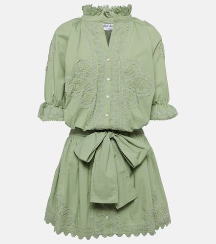 Cotton poplin shirt dress - Juliet Dunn - Modalova