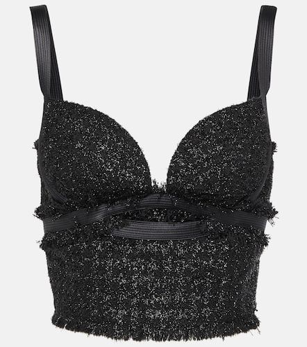 Versace Bouclé bustier - Versace - Modalova