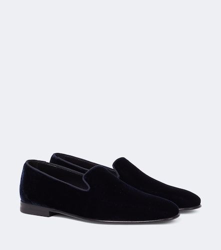 Mocasines Mario de terciopelo - Manolo Blahnik - Modalova