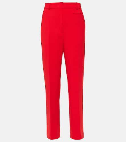 Roagna high-rise wool-blend straight pants - Sportmax - Modalova