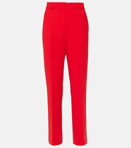 Roagna high-rise wool-blend straight pants - Sportmax - Modalova