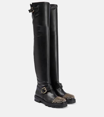 Biker II leather over-the-knee boots - Jimmy Choo - Modalova