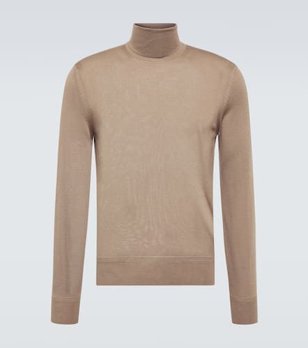 Jersey de cuello alto en cachemir y seda - Tom Ford - Modalova