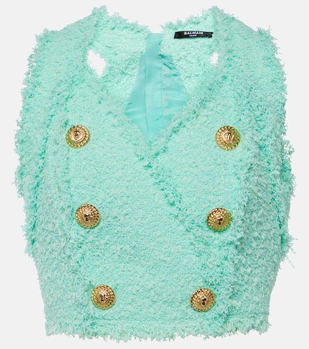 Balmain Tweed top - Balmain - Modalova