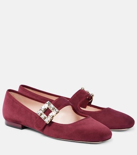 TrÃ¨s Vivier Babies suede Mary Jane flats - Roger Vivier - Modalova