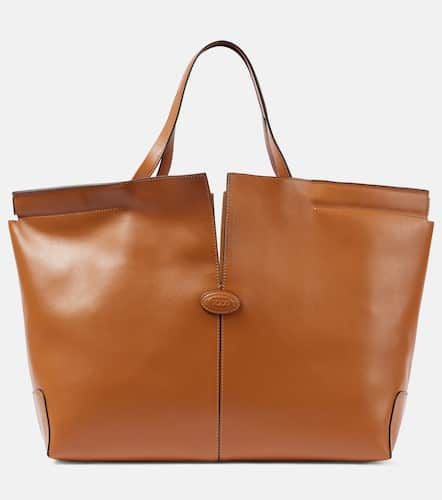 Di Bag Folio Medium leather shopper - Tod's - Modalova