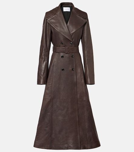 Alaia Leather coat - Alaia - Modalova