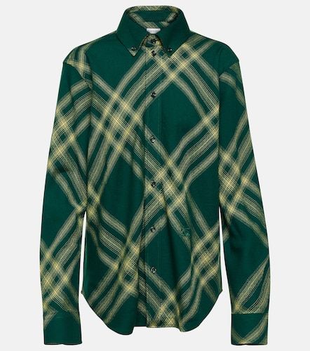 Burberry Kariertes Hemd aus Wolle - Burberry - Modalova