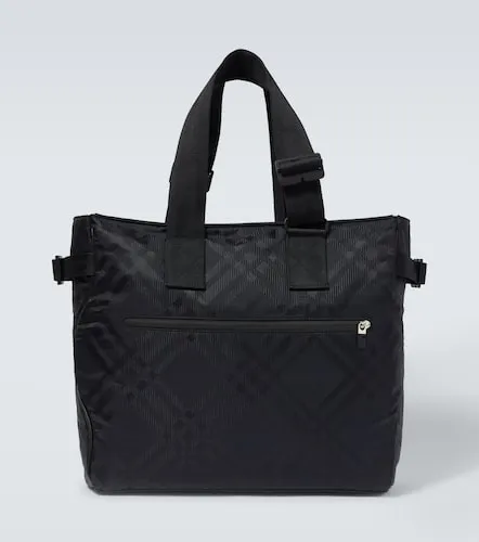 Check jacquard tote bag - Burberry - Modalova