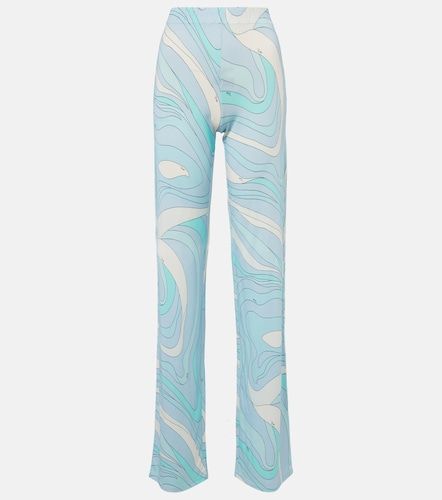 Pantalones rectos Marmo recto de jersey - Pucci - Modalova
