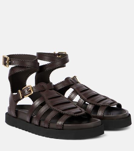 Goldie leather gladiator sandals - Zimmermann - Modalova