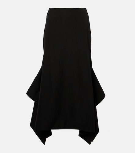 Erdem Draped virgin wool midi skirt - Erdem - Modalova