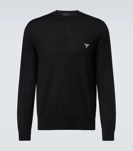 Prada Logo virgin wool sweater - Prada - Modalova