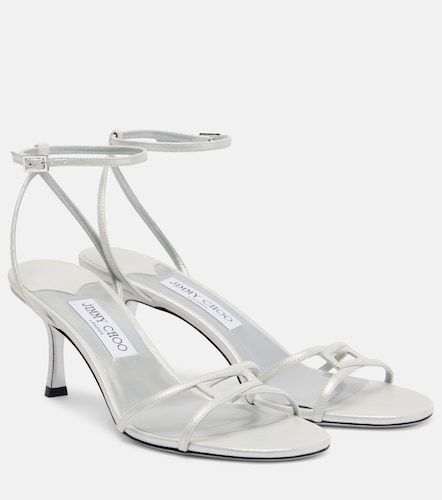 Jimmy Choo Leo 65 leather sandals - Jimmy Choo - Modalova