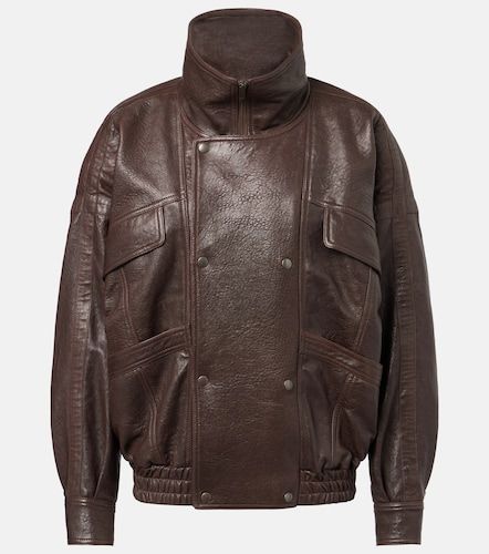 Saint Laurent Bomberjacke aus Leder - Saint Laurent - Modalova