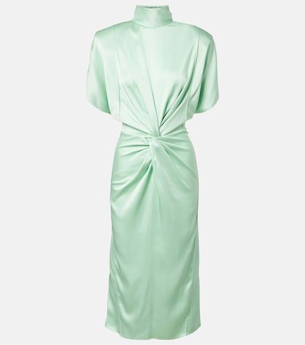Vestido midi de satén - Stella McCartney - Modalova