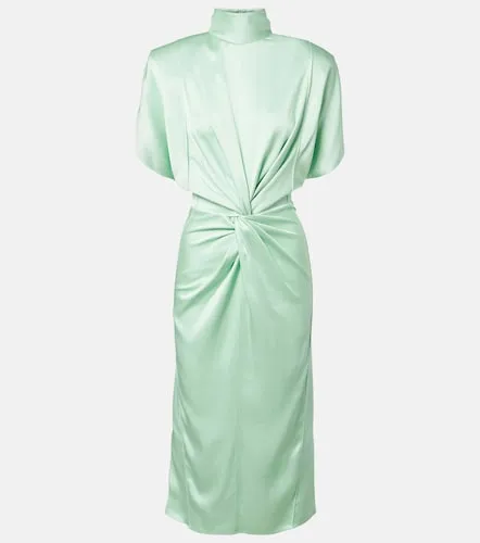 Vestido midi de satén - Stella McCartney - Modalova