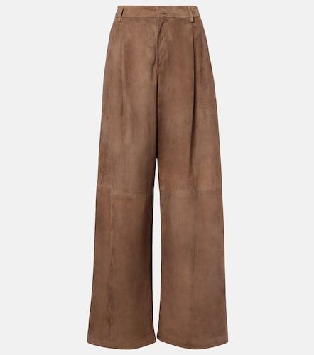 Pantaloni a gamba larga Brando in suede - 'S Max Mara - Modalova