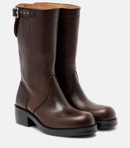 Dries Van Noten Botas biker de piel - Dries Van Noten - Modalova