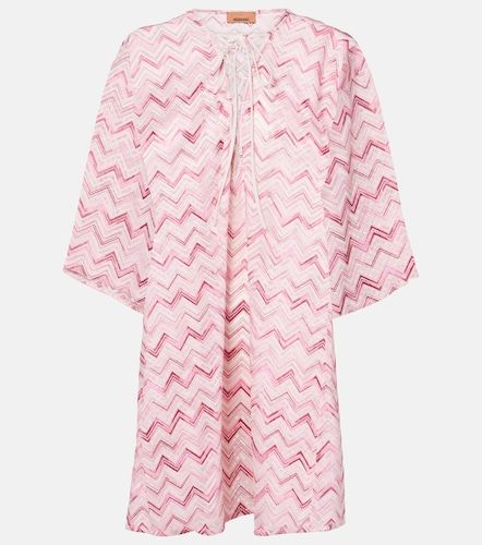 Missoni Caftano in lamé a zig zag - Missoni - Modalova
