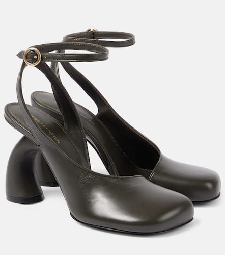 Leather slingback pumps - Dries Van Noten - Modalova