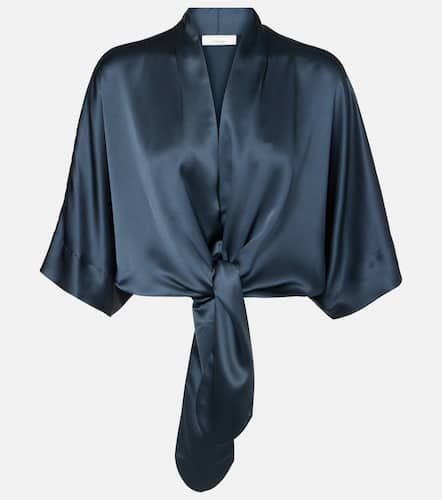 The Sei Gathered silk satin blouse - The Sei - Modalova